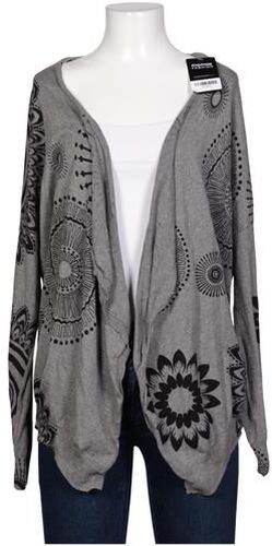 Damen Strickjacke, grau, Gr. M, Baumwolle - Second Hand - Desigual - Modalova