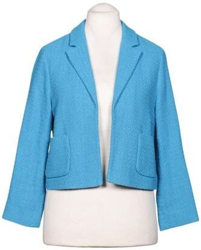 Damen Blazer, hellblau, Gr. EU 42, Baumwolle, Synthetik - Second Hand - DONNA by HALLHUBER - Modalova