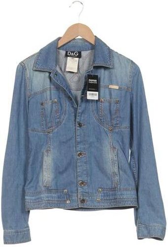 Dolce&Gabbana Damen Jacke, blau, Gr. S, Baumwolle, Synthetik - Second Hand - Dolce & Gabbana - Modalova