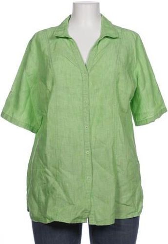 Damen Bluse, grün, Gr. EU 46, Leinen - Second Hand - Doris Streich - Modalova