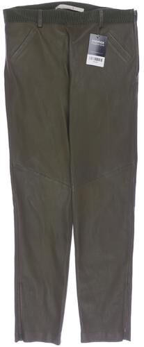 Damen Stoffhose, grün, Gr. EU 38, Leder - Second Hand - Dorothee Schumacher - Modalova