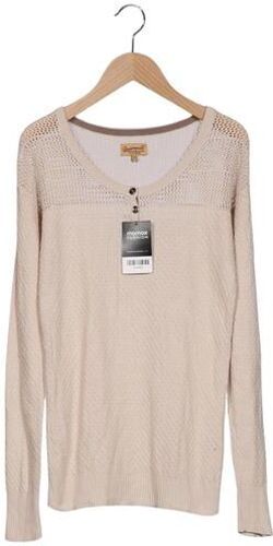 Damen Pullover, beige, Gr. S, Baumwolle, Viskose - Second Hand - Dreimaster - Modalova