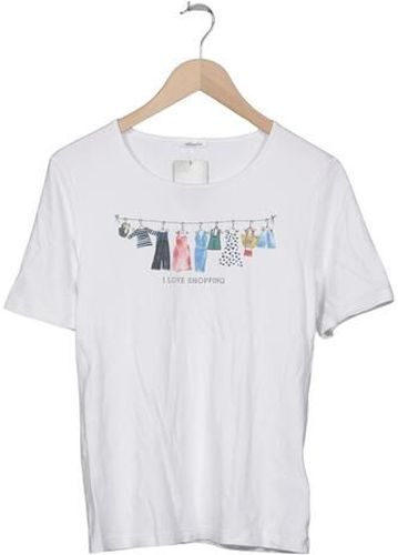 Damen T-Shirt, weiß, Gr. EU 42, Baumwolle - Second Hand - Efixelle - Modalova