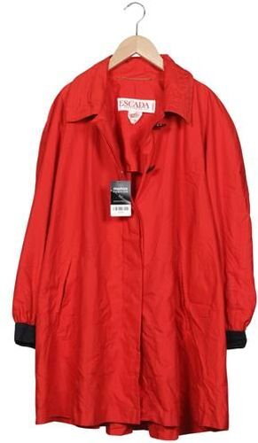 Damen Mantel, rot, Gr. EU 38, Synthetik, Viskose - Second Hand - ESCADA - Modalova