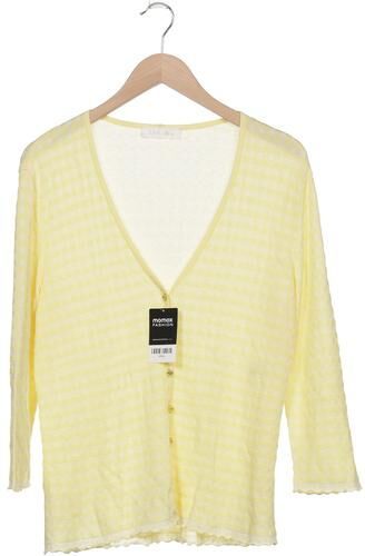 Damen Strickjacke, gelb, Gr. EU 44, Baumwolle, Synthetik, Viskose - Second Hand - ESCADA - Modalova