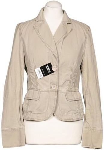 Damen Blazer, beige, Gr. EU 38, Baumwolle - Second Hand - Esprit - Modalova