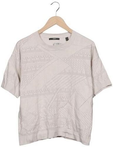 Damen Pullover, beige, Gr. L, Baumwolle, Leinen - Second Hand - Esprit - Modalova