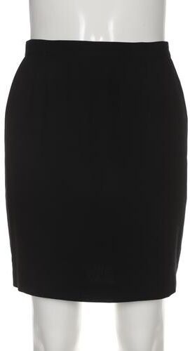 Damen Rock, schwarz, Gr. EU 42, Synthetik, Viskose - Second Hand - Fine Collection - Modalova