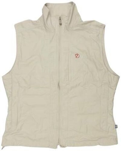 Damen Weste, cremeweiß, Gr. L, Baumwolle, Synthetik - Second Hand - Fjällräven - Modalova