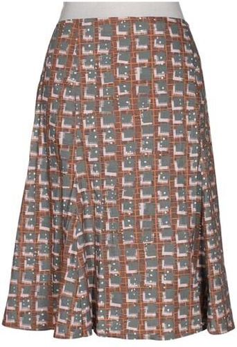 Damen Rock, braun, Gr. EU 36, Elasthan, Baumwolle, Synthetik - Second Hand - Foxs - Modalova