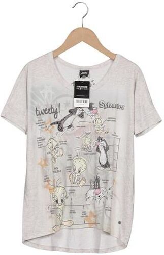 Damen T-Shirt, beige, Gr. XS, Synthetik, Viskose - Second Hand - Frogbox - Modalova