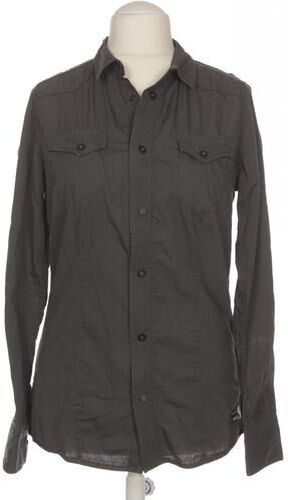 Damen Bluse, grau, Gr. M, Baumwolle - Second Hand - G STAR RAW - Modalova
