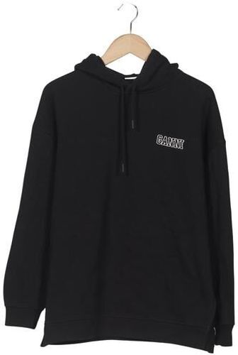 Damen Kapuzenpullover, schwarz, Gr. S, Baumwolle, Synthetik - Second Hand - Ganni - Modalova