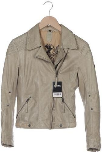 Damen Jacke, beige, Gr. S, Baumwolle, Leder, Synthetik - Second Hand - Gipsy - Modalova