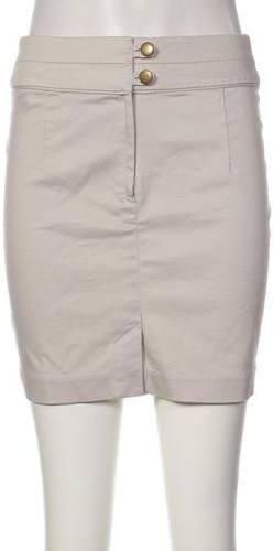 Damen Rock, grau, Gr. EU 36, Elasthan, Baumwolle, Synthetik - Second Hand - H&M - Modalova