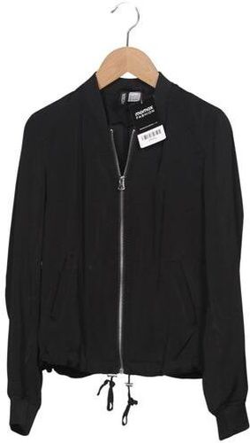 Damen Jacke, schwarz, Gr. EU 34, Synthetik - Second Hand - H&M - Modalova