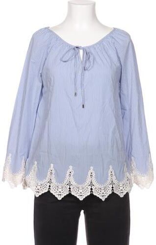 Damen Bluse, blau, Gr. EU 36, Synthetik, Elasthan, Baumwolle - Second Hand - Hallhuber - Modalova