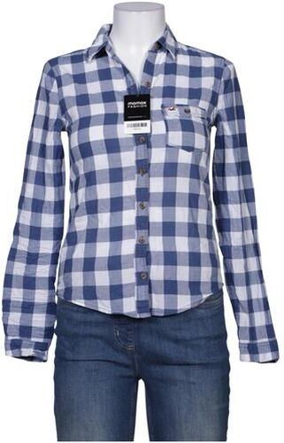 Damen Bluse, blau, Gr. S, Baumwolle - Second Hand - Hollister - Modalova