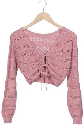 Damen Pullover, pink, Gr. XS, Baumwolle - Second Hand - Hollister - Modalova