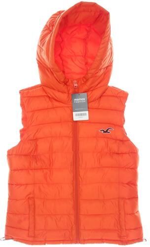 Damen Weste, orange, Gr. M, Synthetik - Second Hand - Hollister - Modalova