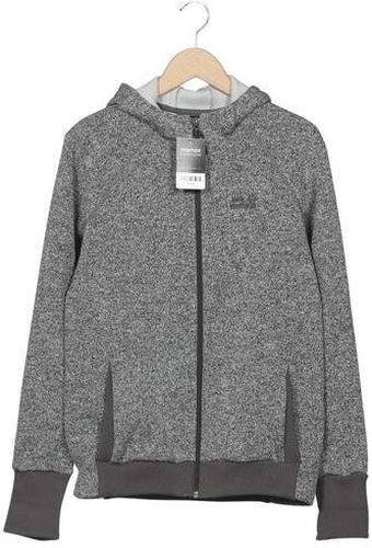 Damen Kapuzenpullover, grau, Gr. L, Elasthan, Synthetik - Second Hand - Jack Wolfskin - Modalova