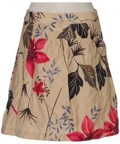 Damen Rock, beige, Gr. EU 34, Baumwolle, Seide, Viskose - Second Hand - Jackpot - Modalova