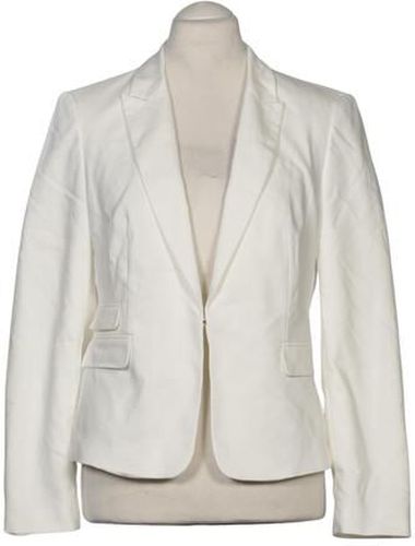 Damen Blazer, weiß, Gr. EU 42, Elasthan, Baumwolle, Synthetik - Second Hand - Jake s - Modalova