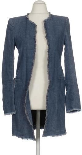 Damen Mantel, blau, Gr. EU 38, Leinen - Second Hand - Joseph - Modalova