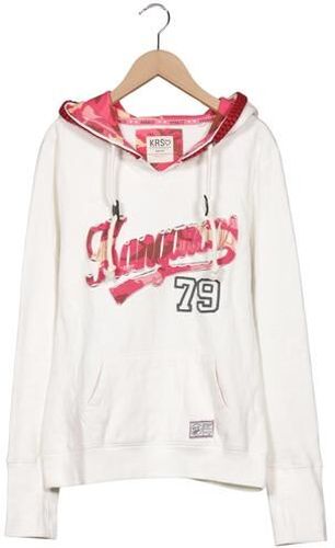 Damen Kapuzenpullover, weiß, Gr. EU 38, Elasthan, Baumwolle, Synthetik - Second Hand - Kangaroos - Modalova