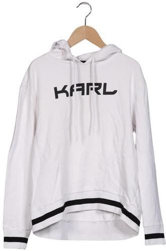 Damen Kapuzenpullover, weiß, Gr. S, Baumwolle - Second Hand - Karl by Karl Lagerfeld - Modalova