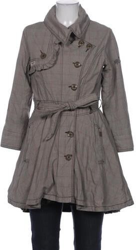 Damen Mantel, grau, Gr. S, Baumwolle, Synthetik - Second Hand - Khujo - Modalova