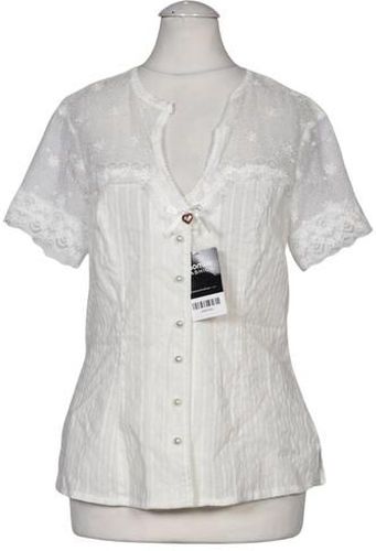 Damen Bluse, weiß, Gr. EU 34, Baumwolle, Synthetik - Second Hand - Krüger - Modalova