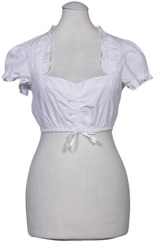 Damen Bluse, weiß, Gr. EU 32, Baumwolle, Synthetik - Second Hand - Krüger - Modalova