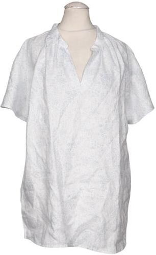 Damen Bluse, hellblau, Gr. M, Leinen - Second Hand - Lands End - Modalova