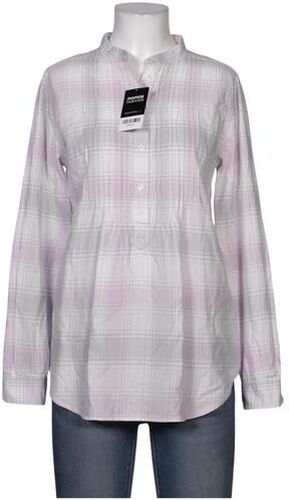 Damen Bluse, grau, Gr. EU 36, Baumwolle - Second Hand - Lands End - Modalova