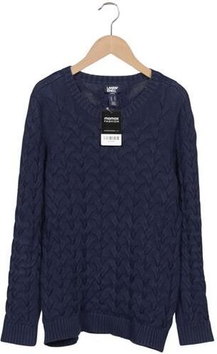 Damen Pullover, marineblau, Gr. M, Baumwolle - Second Hand - Lands End - Modalova