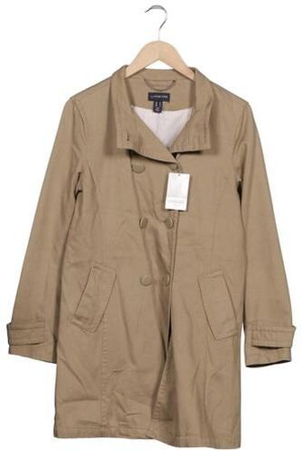 Damen Mantel, beige, Gr. M, Baumwolle, Synthetik - Second Hand - Lands End - Modalova