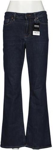 Damen Jeans, marineblau, Gr. EU 38, Elasthan, Baumwolle, Leder, Synthetik - Second Hand - Lands End - Modalova