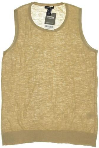 Damen Pullover, beige, Gr. M, Baumwolle, Leinen - Second Hand - Lands End - Modalova