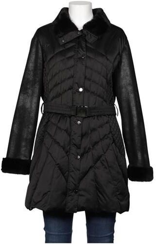 Damen Mantel, schwarz, Gr. EU 42, Synthetik, Daunen - Second Hand - Laurel - Modalova