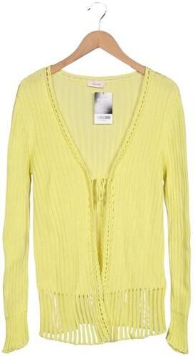 Damen Strickjacke, gelb, Gr. EU 44, Baumwolle - Second Hand - Laurel - Modalova