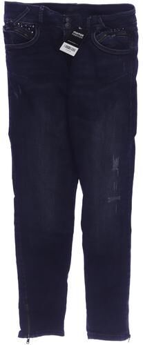 Damen Jeans, marineblau, Gr. W31 L28, Elasthan, Baumwolle, Leder - Second Hand - LTB - Modalova