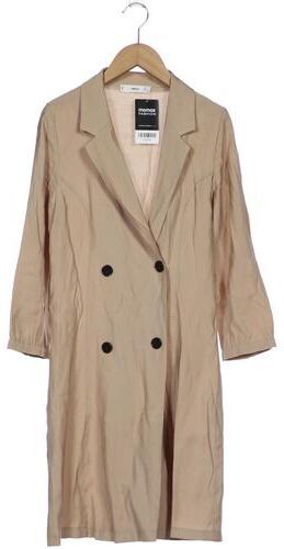 Damen Mantel, beige, Gr. S, Synthetik, Viskose - Second Hand - Mango - Modalova