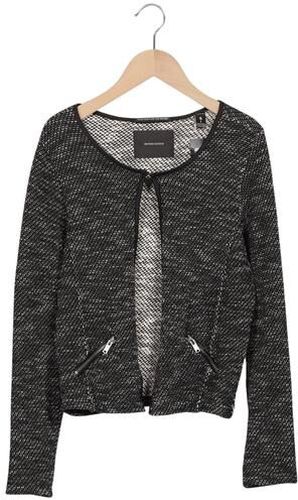 Damen Strickjacke, grau, Gr. EU 36 ( 1), Baumwolle, Kunstleder, Synthetik - Second Hand - Maison Scotch - Modalova