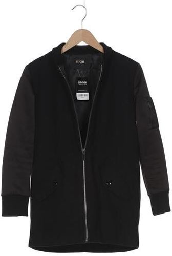 Damen Mantel, schwarz, Gr. EU 34 (F 36), Elasthan, Synthetik, Wolle, Viskose - Second Hand - Maje - Modalova