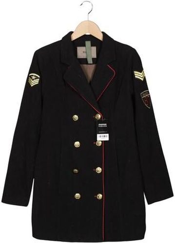 Damen Mantel, schwarz, Gr. EU 36, Synthetik, Wolle - Second Hand - Malvin - Modalova