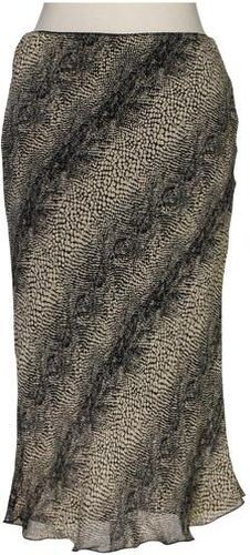 Damen Rock, beige, Gr. EU 34, Synthetik, Viskose - Second Hand - Montego - Modalova