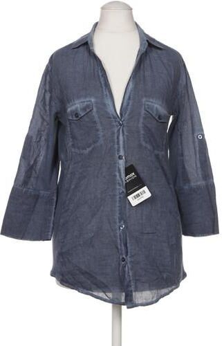 Damen Bluse, blau, Gr. EU 36, Elasthan, Baumwolle - Second Hand - monari - Modalova