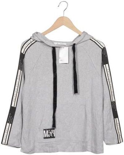 Damen Kapuzenpullover, grau, Gr. EU 36, Baumwolle - Second Hand - monari - Modalova