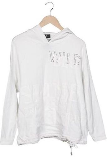 Damen Kapuzenpullover, weiß, Gr. EU 44, Baumwolle - Second Hand - monari - Modalova